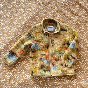 Old Navy Kids Sherpa Jacket - Yellow, Blue, Orange, Tan